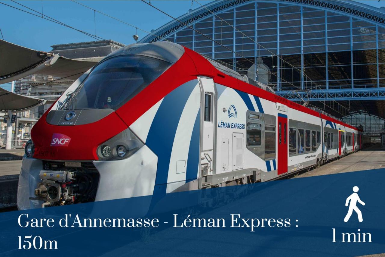 Homey Lotus Centre / Proche Gare Avec Acces A Geneve アンヌマス エクステリア 写真